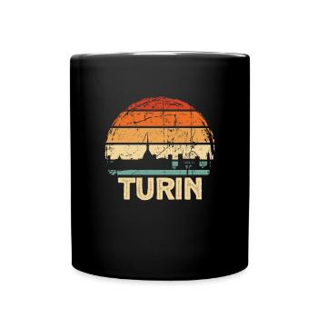 Turin - Tasse einfarbig - Schwarz - Vorne