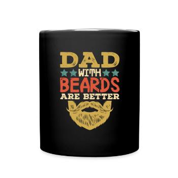 Père Barbu Père barbu - Mug uni - noir - Devant