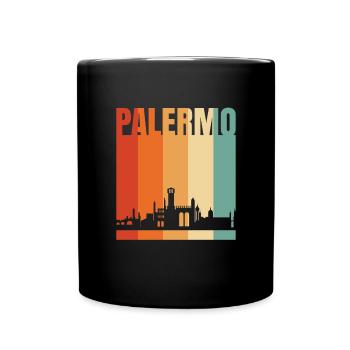 Palermo - Tasse einfarbig - Schwarz - Vorne
