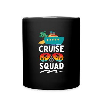 Cruise Ship Family Cruise 2023 Cruise - Full Colour Mug - black - Front