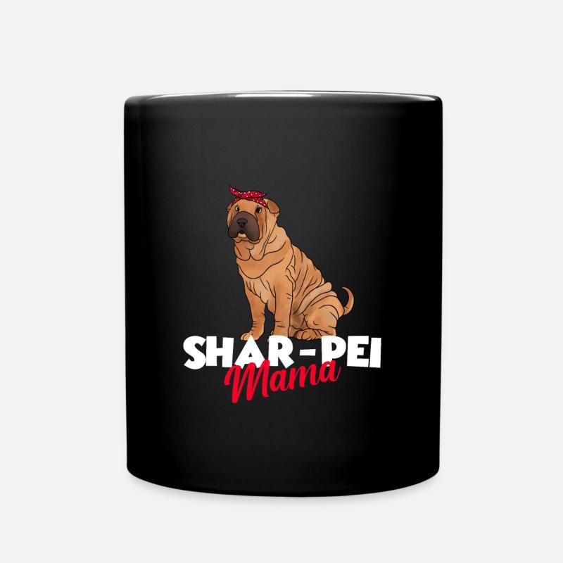 Shar Pei chinois - Mug uni - noir