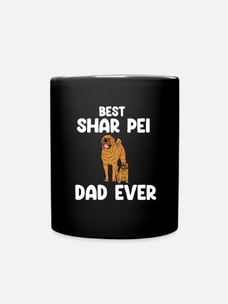 Chinese Shar Pei - Tasse einfarbig - Schwarz