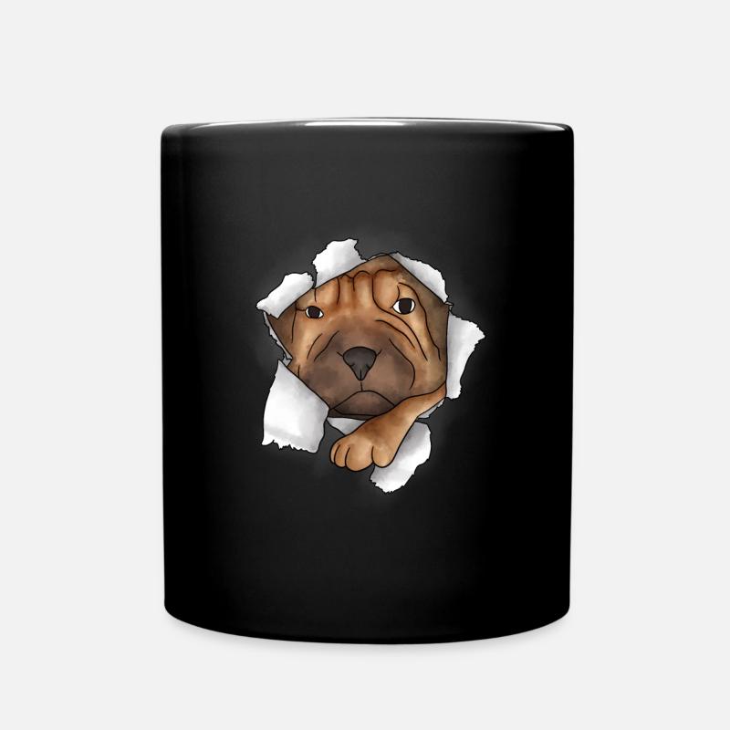 Shar Pei chinois - Mug uni - noir