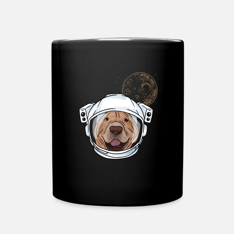Chinese Shar Pei - Tasse einfarbig - Schwarz