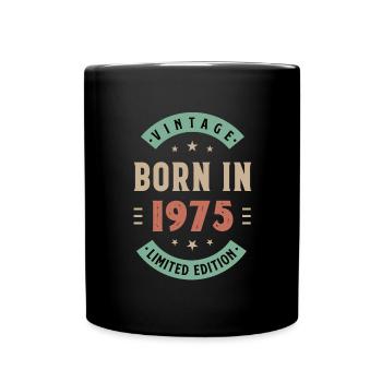1975 - Year of construction 1975 - Born 1975 - Full Colour Mug - black - Front