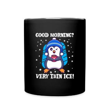 Good Morning? - Tasse einfarbig - Schwarz - Vorne