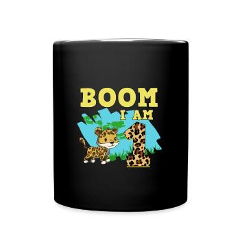 1er anniversaire Jaguar - Mug uni - noir - Devant