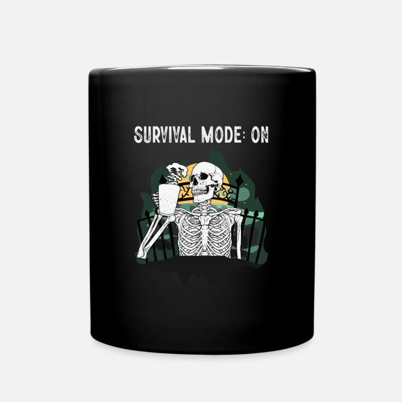 Mode survie: activé - Mug uni - noir