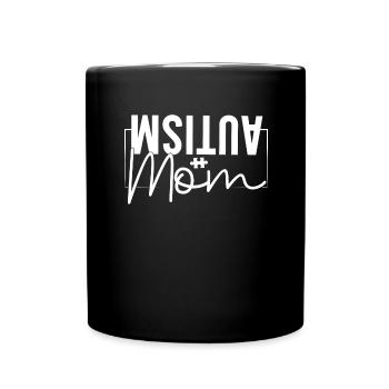 Autism Mother Daughter Son Autistic Parents Child - Full Colour Mug - black - Front