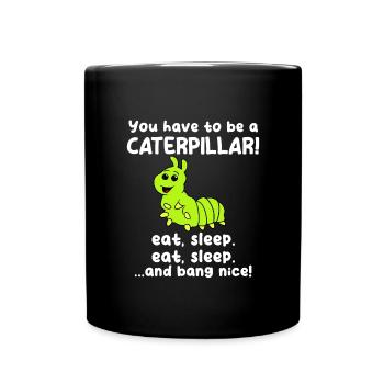 Chenille - Mug uni - noir - Devant