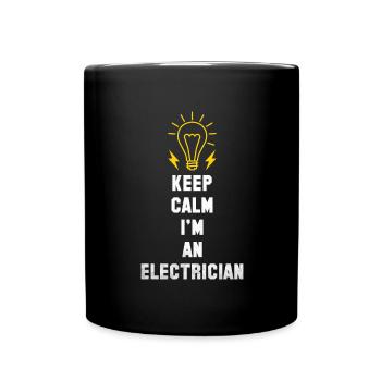 Électricien Génie électrique Pinces isolantes Electronique - Mug uni - noir - Devant