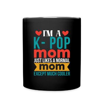 Idée cadeau K-Pop Kpop Mama - Mug uni - noir - Devant