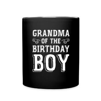 Grands-parents Grand-enfants Grand-père Grand-mère Petits-enfants Jeux - Mug uni - noir - Devant