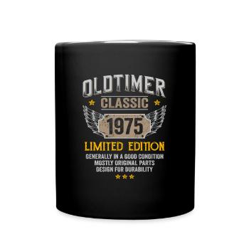 Anniversaire 1975 Classic Limited Edition 1975 - Mug uni - noir - Devant