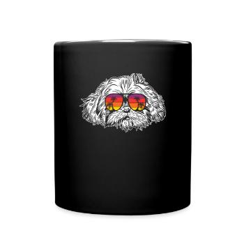 Shih Tzu - Full Colour Mug - black - Front