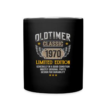Birthday 1970 Classic Limited Edition 1970 - Full Colour Mug - black - Front