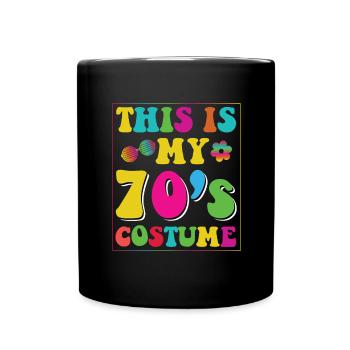Born in the 70s anniversary gift 1970s - Full Colour Mug - black - Front