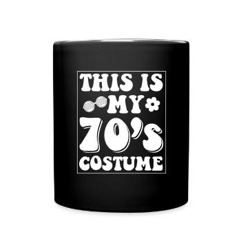 Born in the 70s anniversary gift 1970s - Full Colour Mug - black - Front