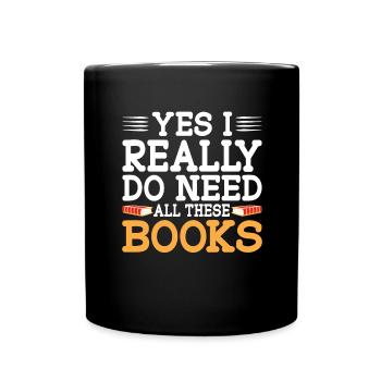 Livres de lecture Rat de bibliothèque Littérature Lecteur fréquent Livre - Mug uni - noir - Devant