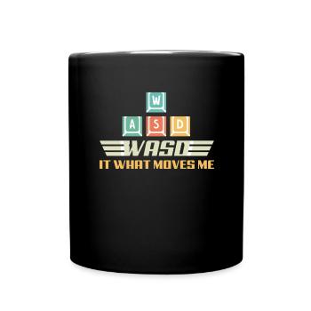 Joueur Jeu Jeux vidéo Console Ordinateur - Mug uni - noir - Devant