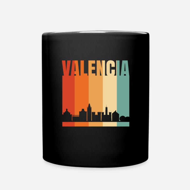 Valencia - Tasse einfarbig - Schwarz