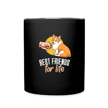 Corgi gallois - Mug uni - noir - Devant