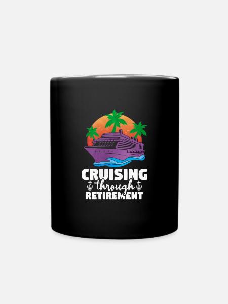 Kreuzfahrt - Tasse einfarbig - Schwarz