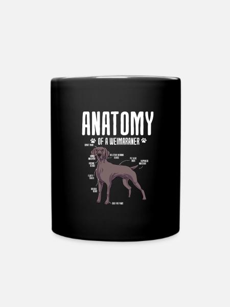 Weimaraner - Full Colour Mug - black
