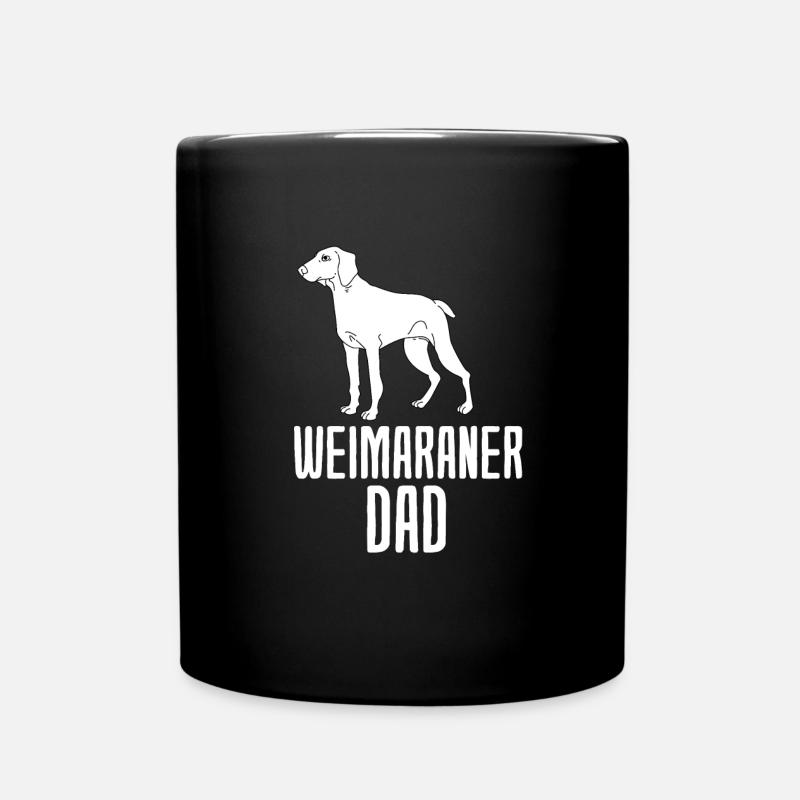 Weimaraner - Tasse einfarbig - Schwarz