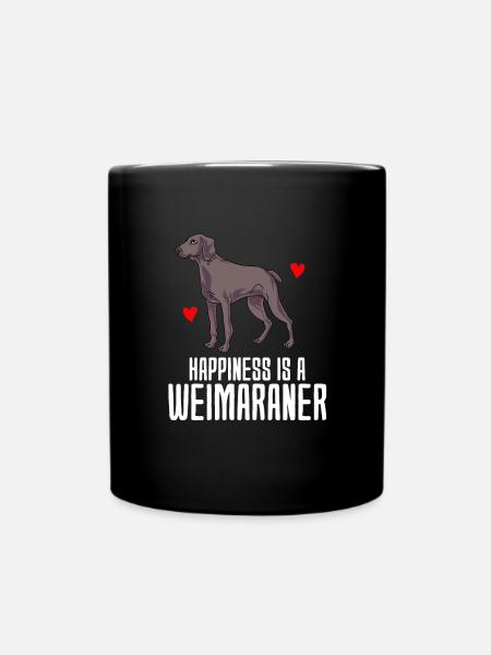 Weimaraner - Mug uni - noir