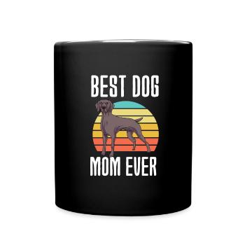 Weimaraner - Mug uni - noir - Devant
