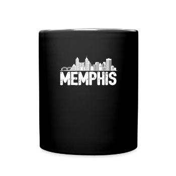 Horizon de Memphis - Mug uni - noir - Devant