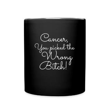 Kreb - Tasse einfarbig - Schwarz - Vorne