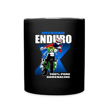 Enduro Tout-terrain - Mug uni - noir - Devant