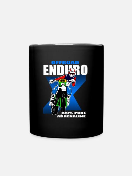 Enduro Offroad - Full Colour Mug - black