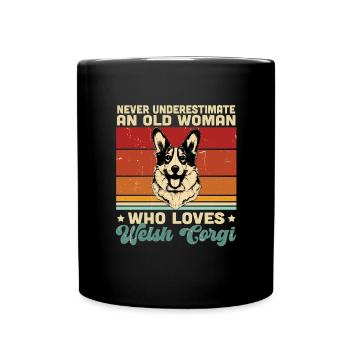 Corgi gallois - Mug uni - noir - Devant