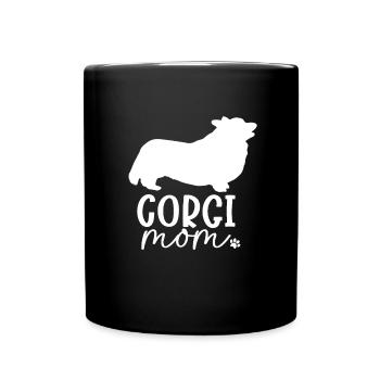 Corgi gallois - Mug uni - noir - Devant