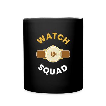 Montre Squad Montres-bracelets Montres de luxe Montre - Mug uni - noir - Devant
