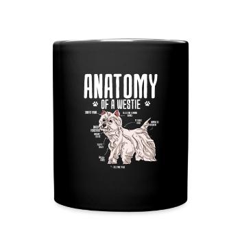 West highland terrier - Full Colour Mug - black - Front
