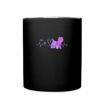 West Highland Terrier - Full Colour Mug - black - Front