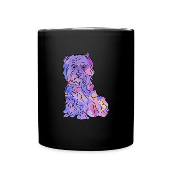 West Highland Terrier - Full Colour Mug - black - Front