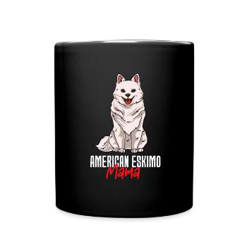 American Eskimo - Full Colour Mug - black - Front