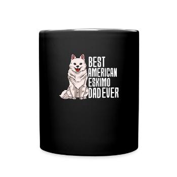 American Eskimo - Full Colour Mug - black - Front