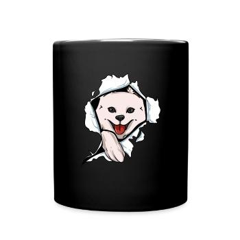 American Eskimo - Full Colour Mug - black - Front