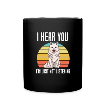 American Eskimo - Full Colour Mug - black - Front