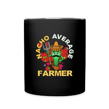 Cinco De Mayo Farmer - Tasse einfarbig - Schwarz - Vorne