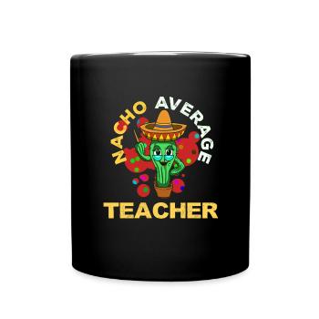 Cinco De Mayo Teacher - Full Colour Mug - black - Front