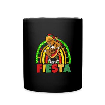 Cinco De Mayo Dog - Full Colour Mug - black - Front