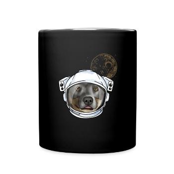 Australian Cattle Dog - Full Colour Mug - black - Front