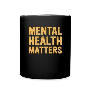 Psychische Gesundheit Angelegenheiten Therapeut - Tasse einfarbig - Schwarz - Vorne